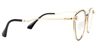 Ealy - Oval Black Eyeglasses - 4