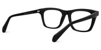 Monroy - Rectangle Black Eyeglasses - 3