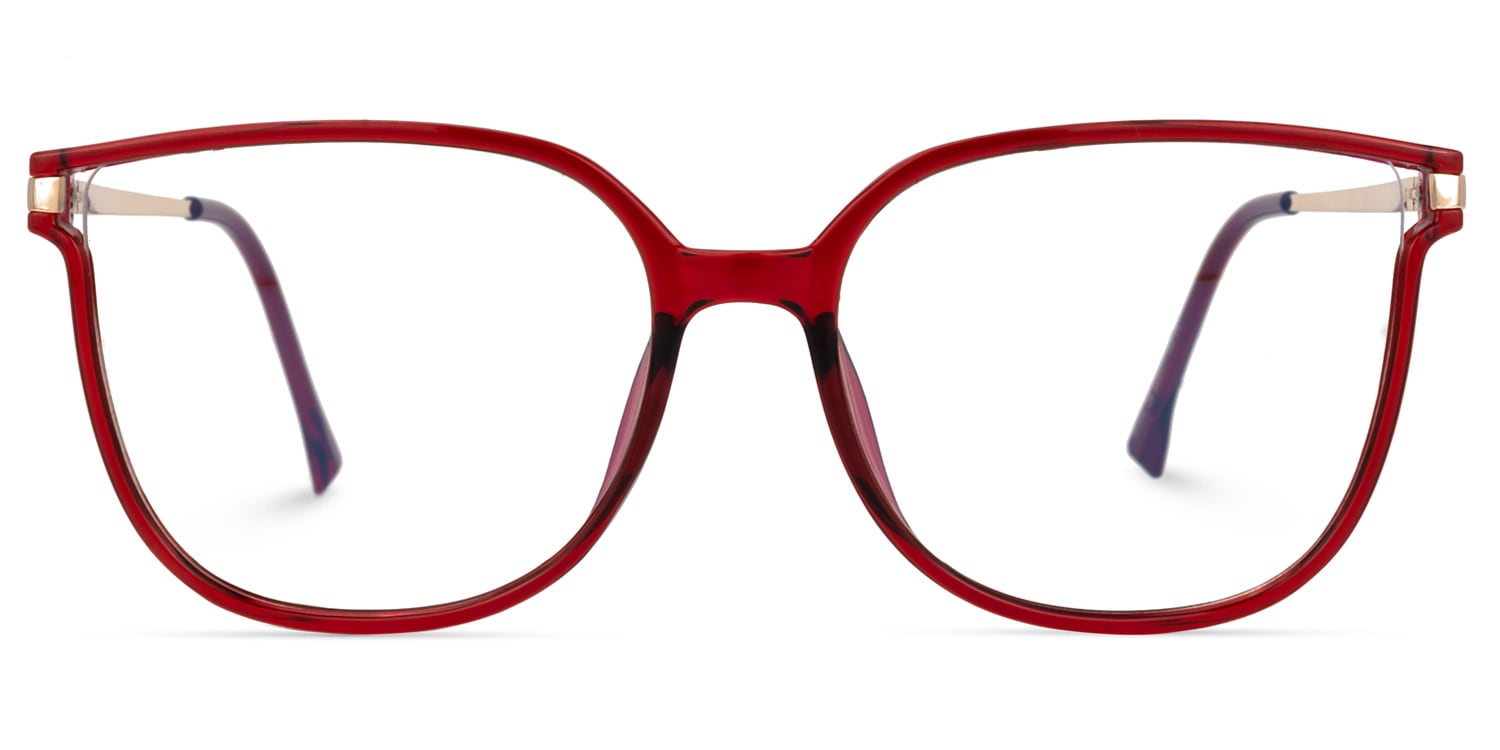 

Cristabet - Square Red Eyeglasses