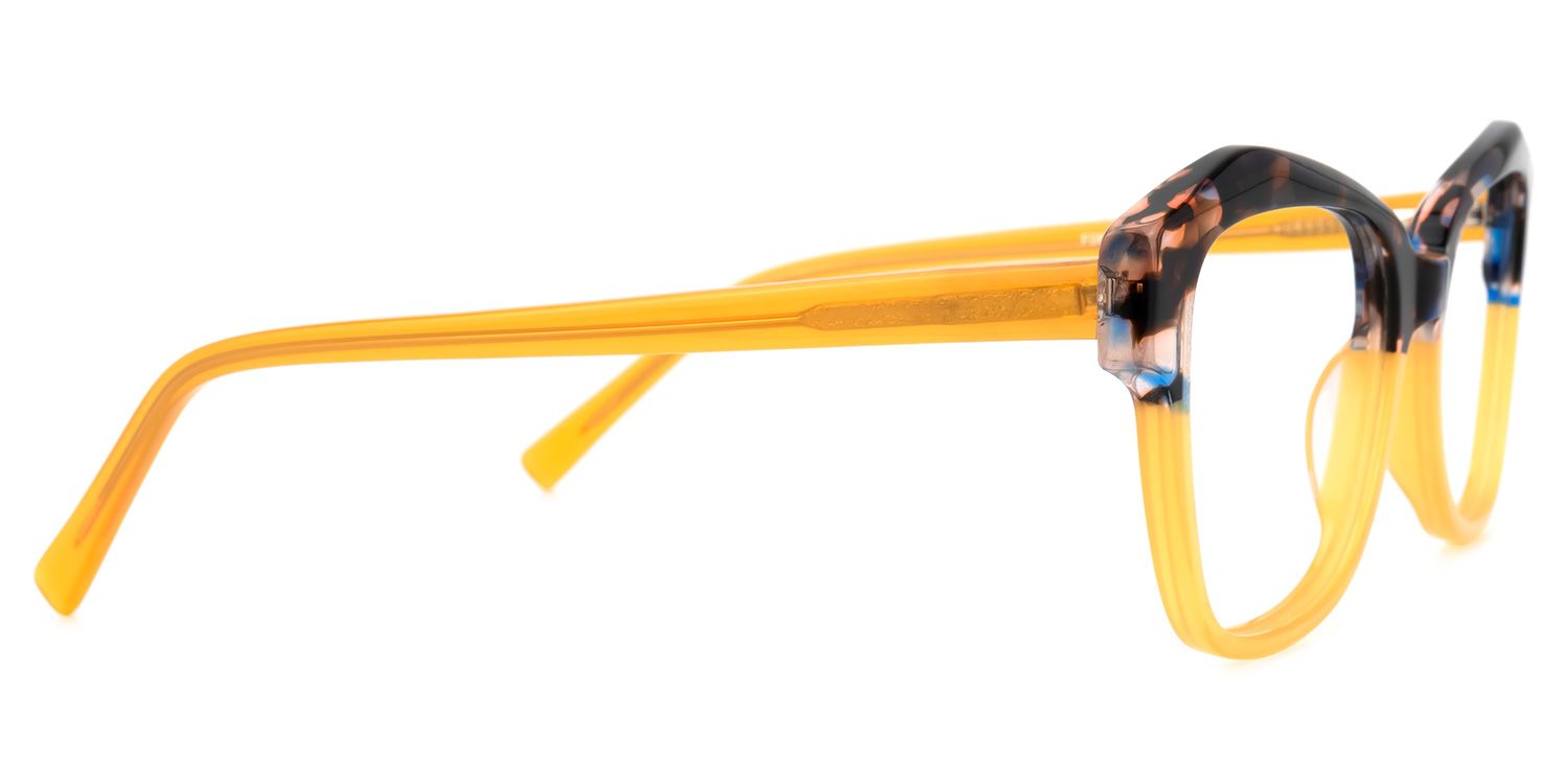 Cervantes - Rectangle Two-tone Eyeglasses product detail 4