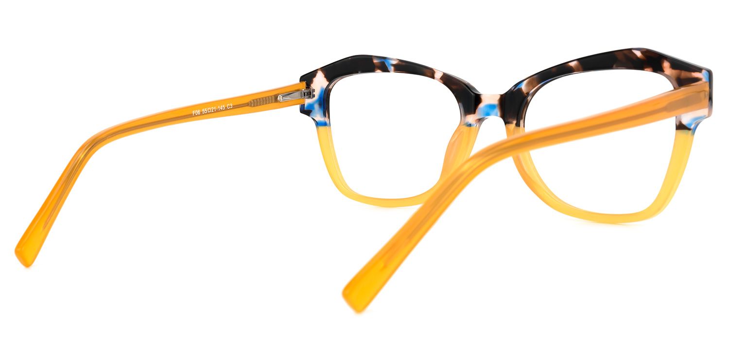 Cervantes - Rectangle Two-tone Eyeglasses product detail 3