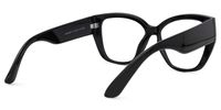 Gustavo - Cat Eye Black Eyeglasses | Vooglam Side View