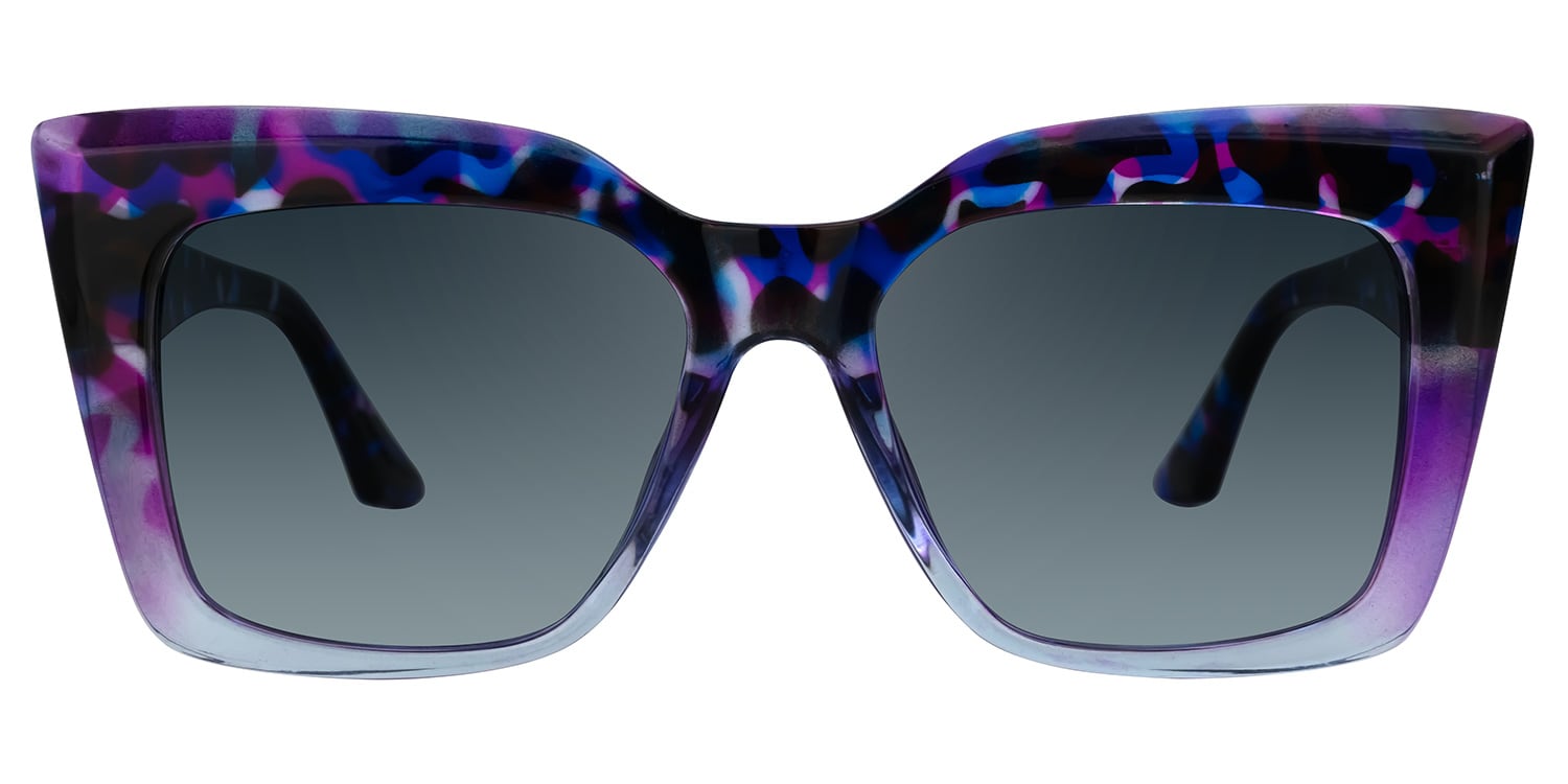 

Jessica - Square Floral Sunglasses