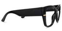 Gustavo - Cat Eye Black Eyeglasses | Vooglam 