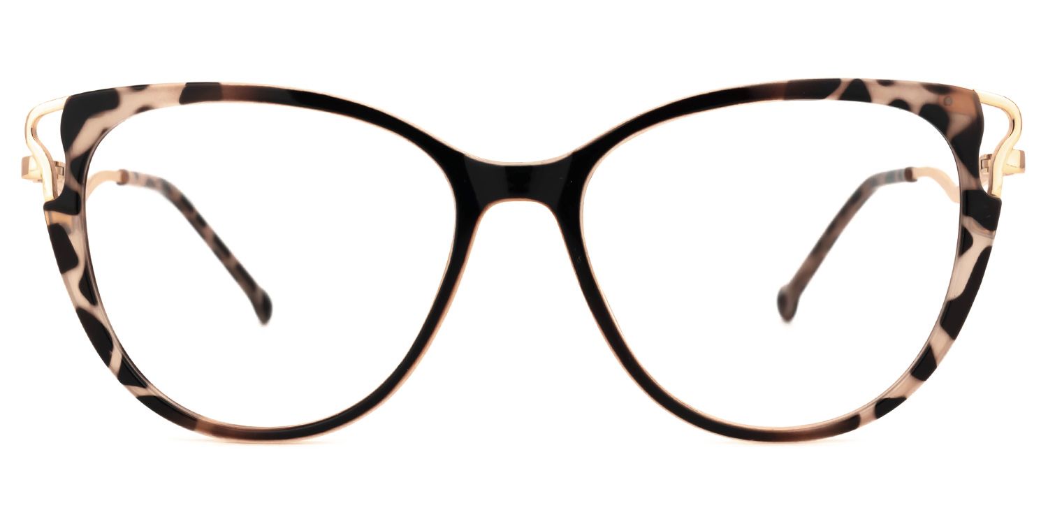 Charito - Cat Eye Tortoise Eyeglasses | Vooglam Angle View