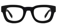 Rectangle Black Eyeglasses | Vooglam.com Angle View