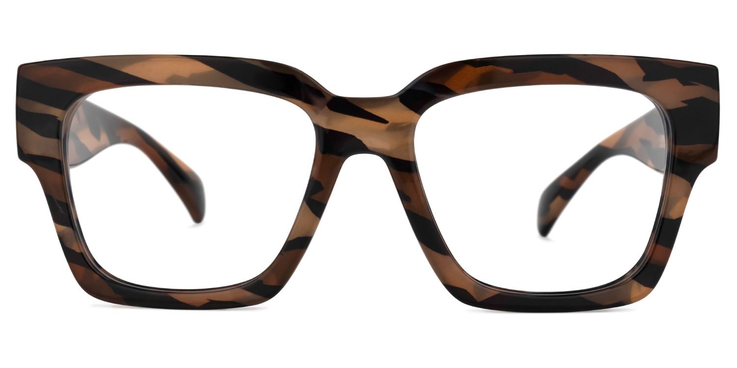 Square Animal Eyeglasses | Vooglam.com Angle View