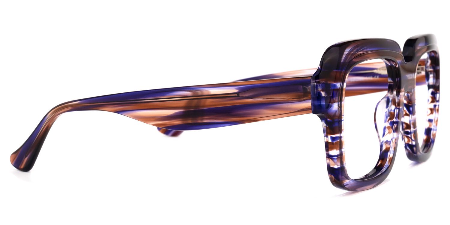Square Purple Eyeglasses | Vooglam.com 4