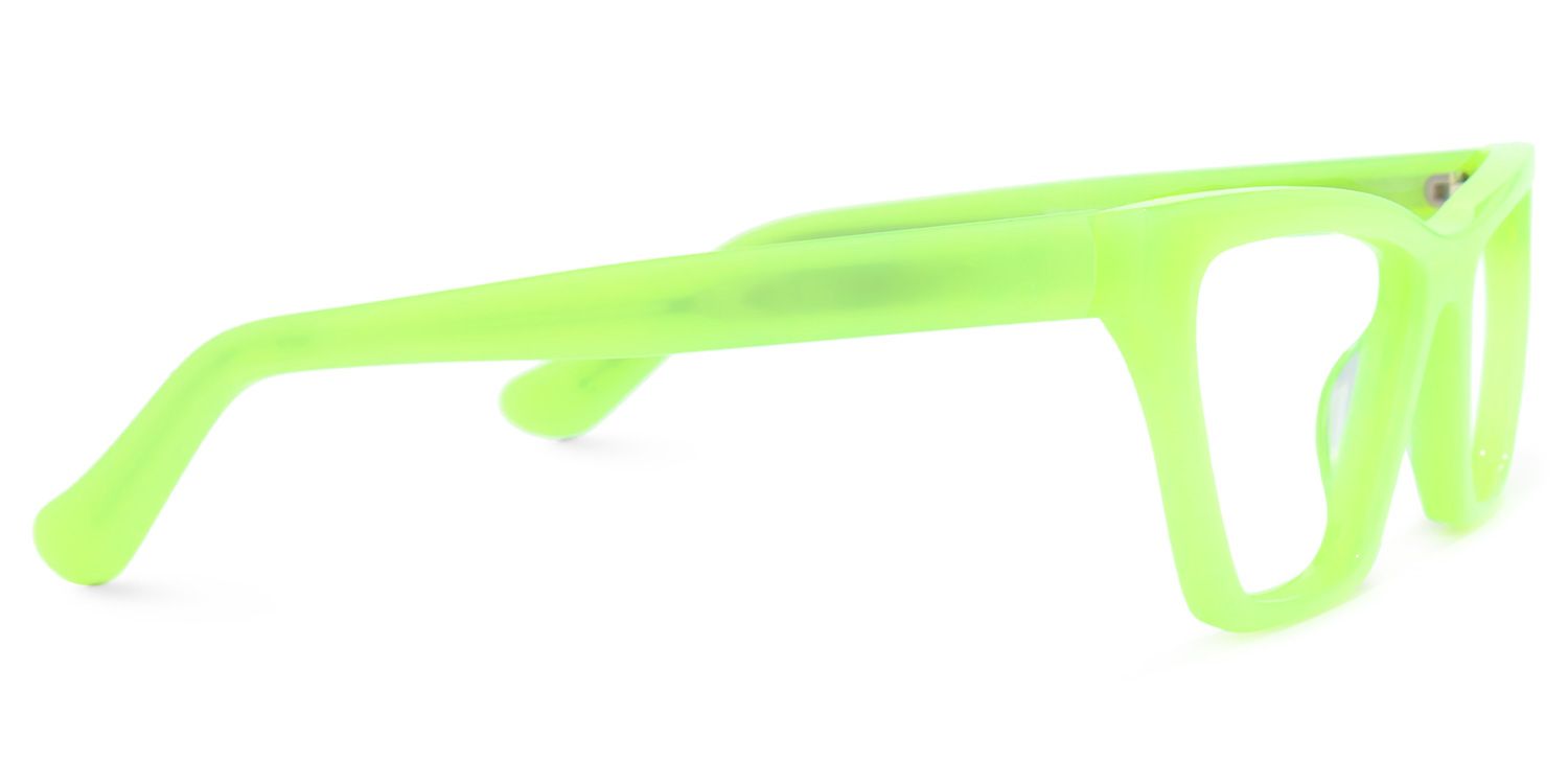 Rectangle Green Eyeglasses | Vooglam.com 4