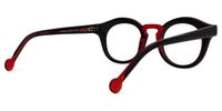 Round Black Eyeglasses | Vooglam.com Side View