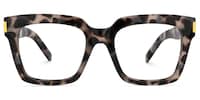 Salazar - Square Tortoise Eyeglasses - 1