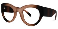 Shenita - Round Brown Eyeglasses - 2