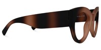 Shenita - Round Brown Eyeglasses - 4