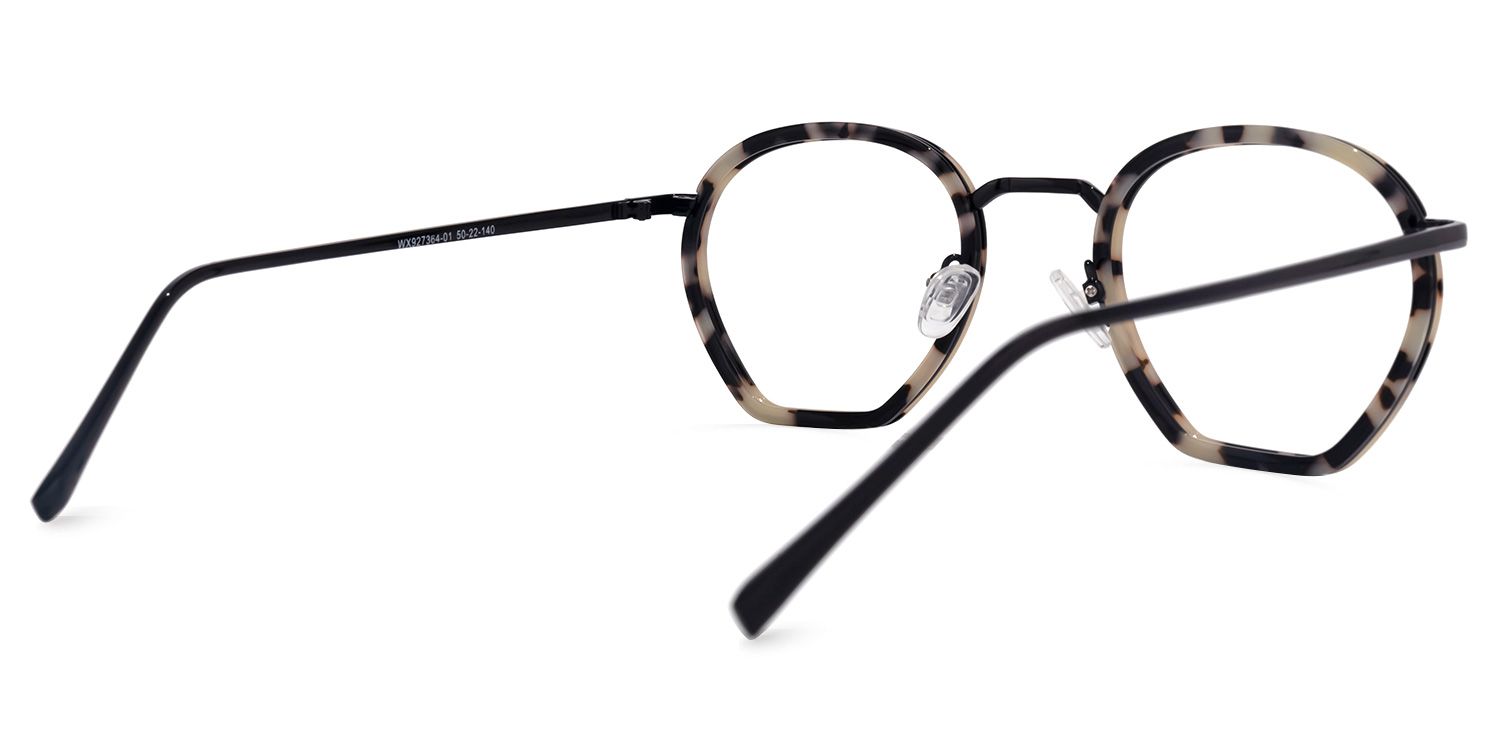 Geometric Tortoise Eyeglasses | Vooglam.com Side View