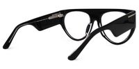Beltran - Aviator Black Eyeglasses | Vooglam Side View
