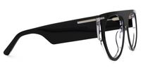 Beltran - Aviator Black Eyeglasses | Vooglam