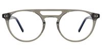 Aviator Grey Eyeglasses | Vooglam.com Angle View