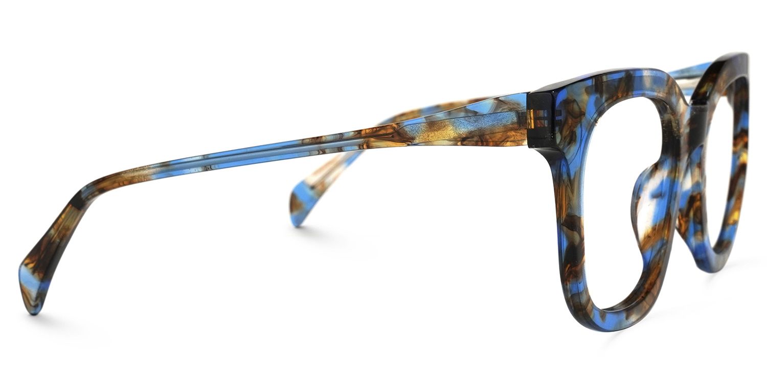 Square Blue Eyeglasses | Vooglam.com 4