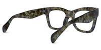 Square Tortoise Eyeglasses | Vooglam.com Side View