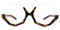 Geometric Tortoise Eyeglasses | Vooglam.com Angle View