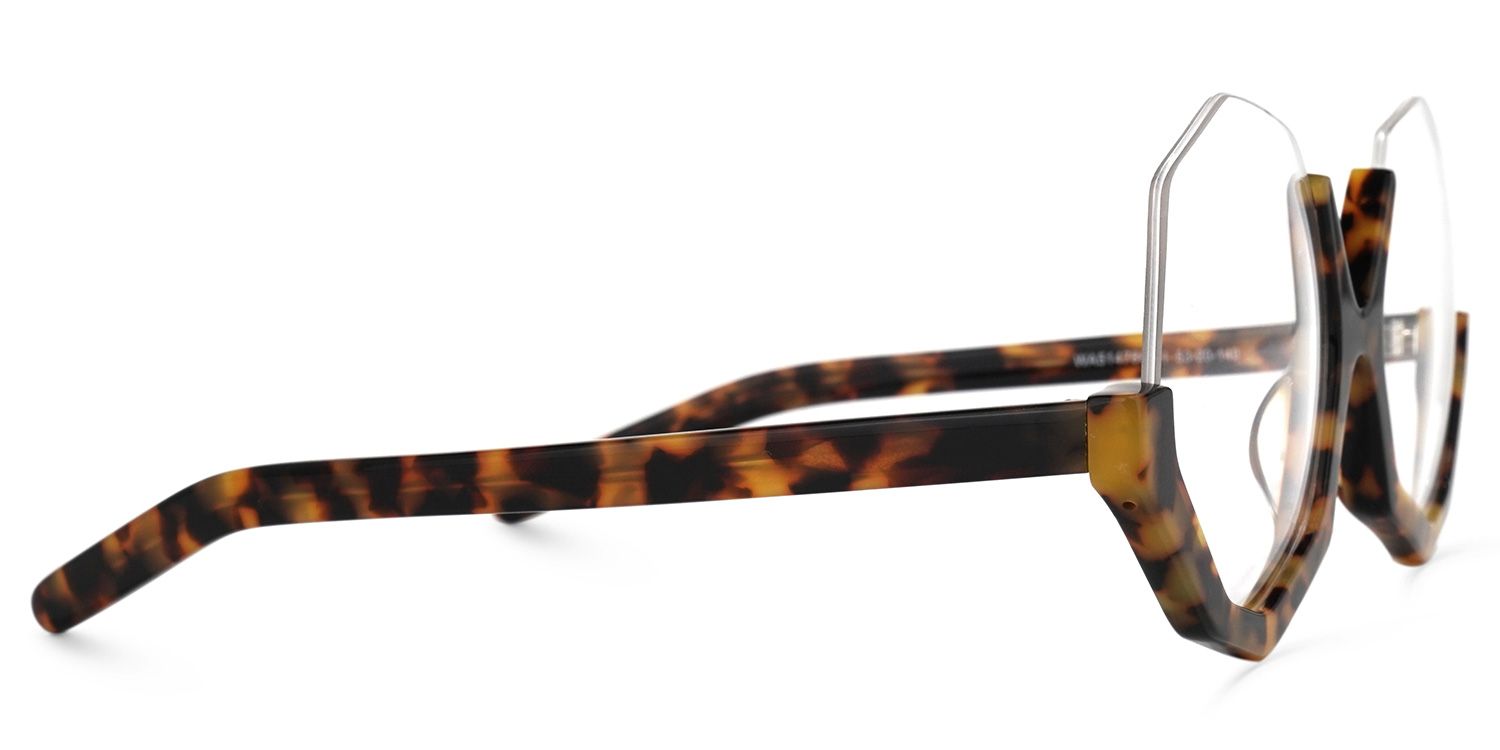 Geometric Tortoise Eyeglasses | Vooglam.com 4