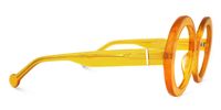 Round Yellow Eyeglasses | Vooglam.com 
