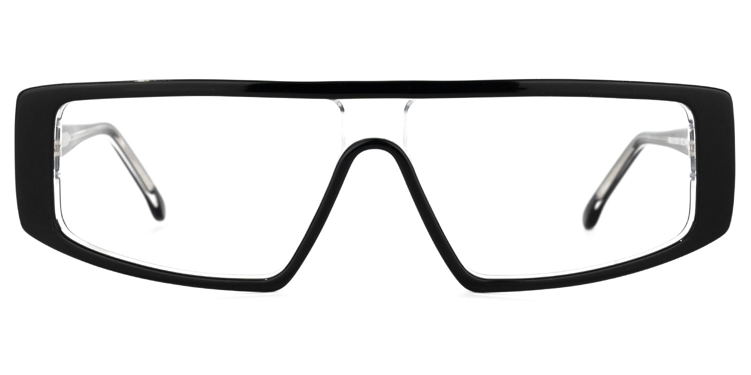 Felitia - Aviator Black Eyeglasses - 1