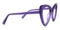 Morris - Geometric Purple Eyeglasses | Vooglam