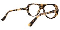 Hampton - Aviator Tortoise Eyeglasses | Vooglam Side View