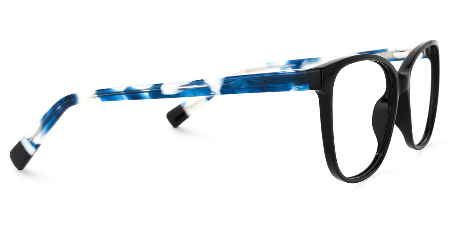 Rectangle Black Eyeglasses | Vooglam.com 4