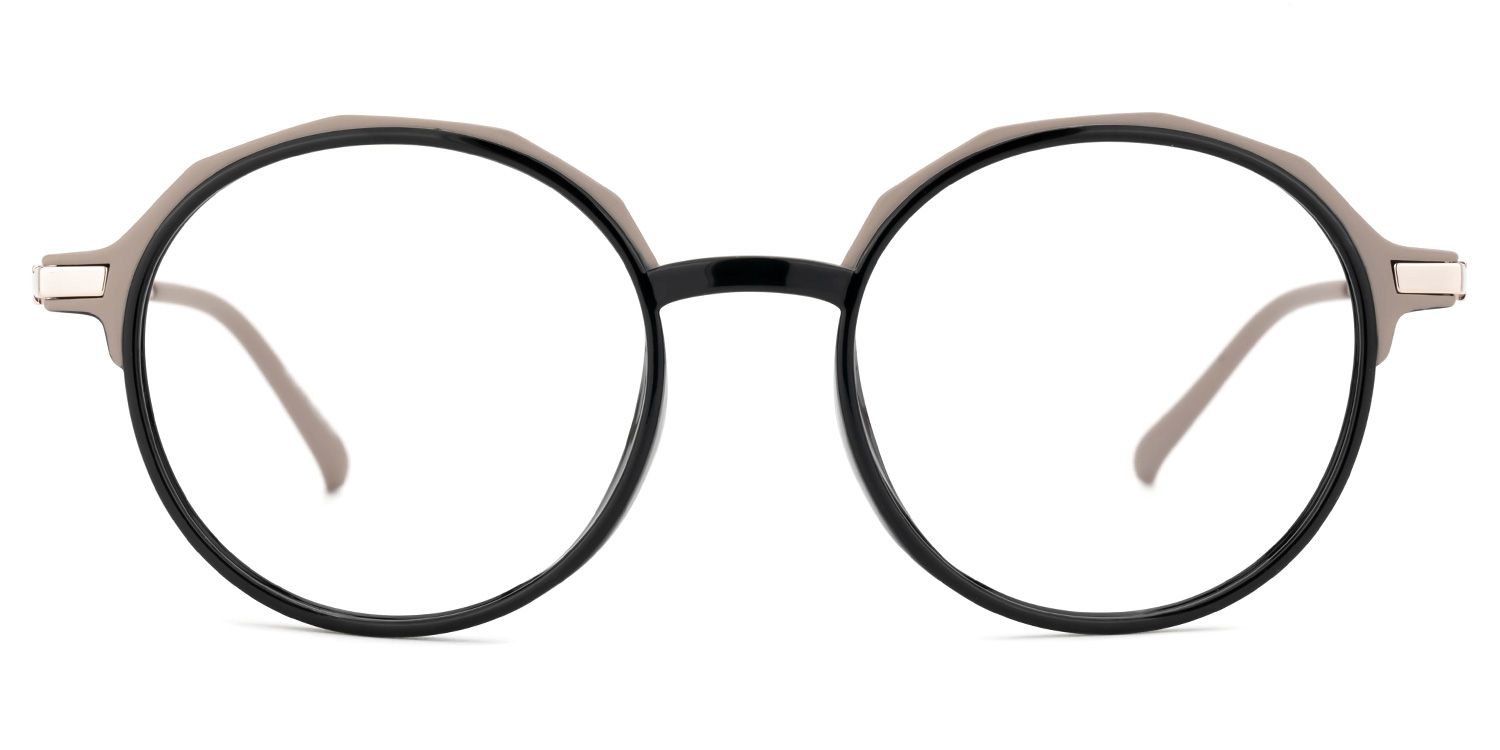 Kimberly - Round Black Eyeglasses product detail 2