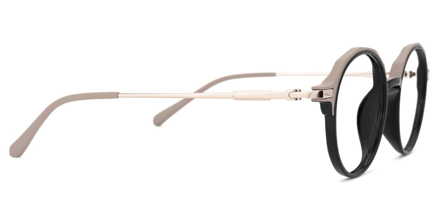 Kimberly - Round Black Eyeglasses product detail 4