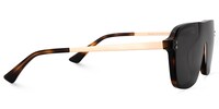 Johnson - Aviator Tortoise Clip-On Sunglasses - 5