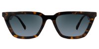 Cat Eye Tortoise Sunglasses | Vooglam.com Angle View