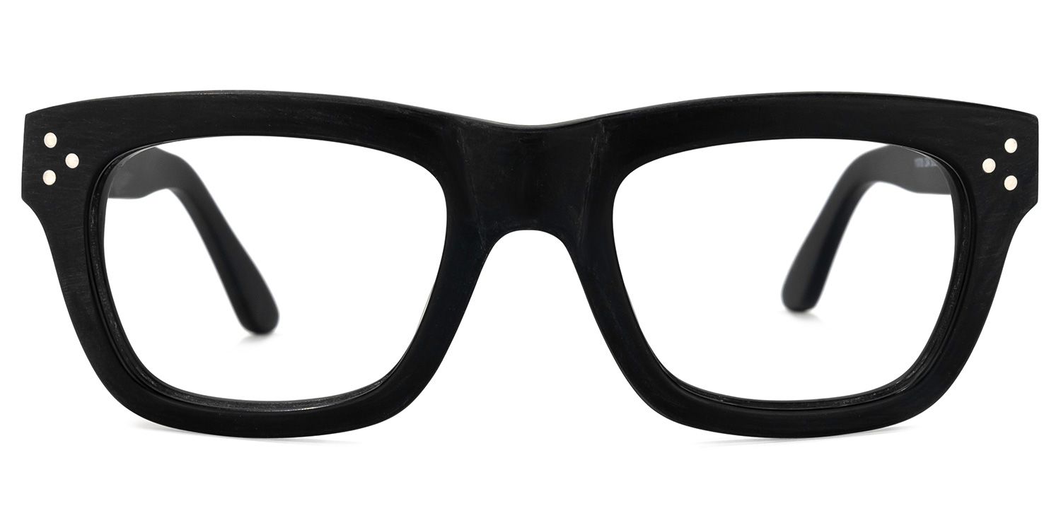 Barry - Rectangle Black Eyeglasses product detail 2