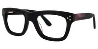 Rectangle Black Eyeglasses | Vooglam.com Front View
