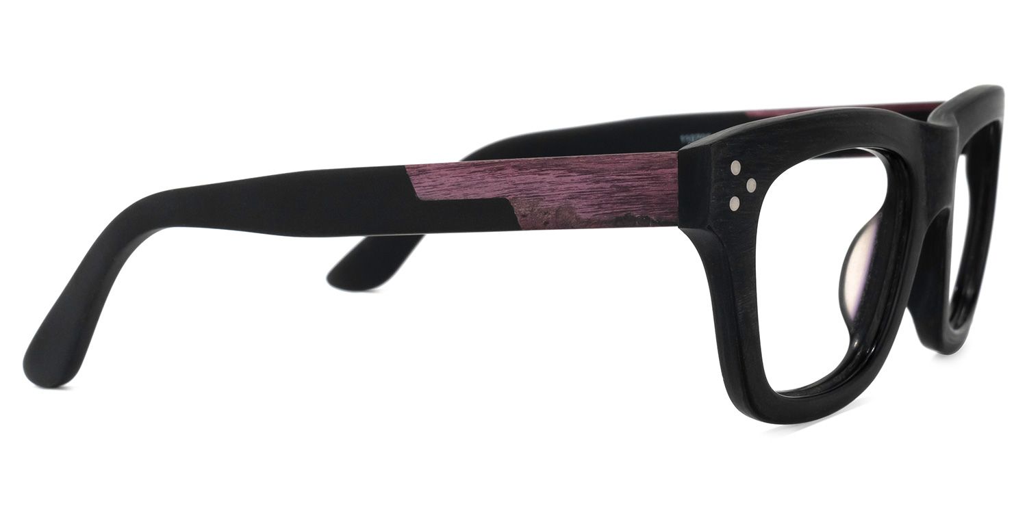 Barry - Rectangle Black Eyeglasses product detail 4