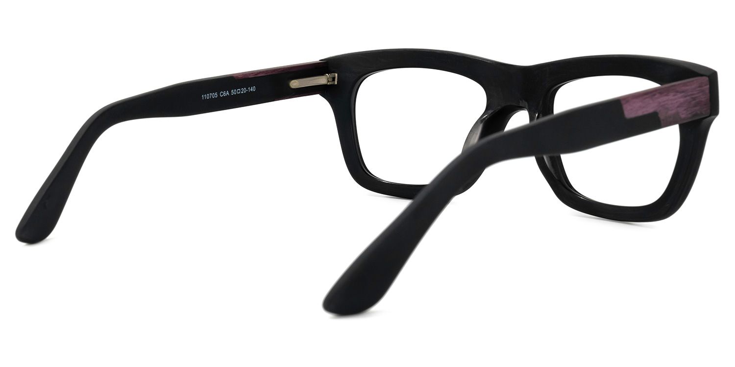 Barry - Rectangle Black Eyeglasses product detail 3