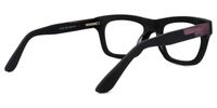 Rectangle Black Eyeglasses | Vooglam.com Side View