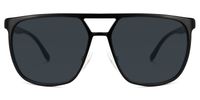 Aviator Black Sunglasses | Vooglam.com Angle View