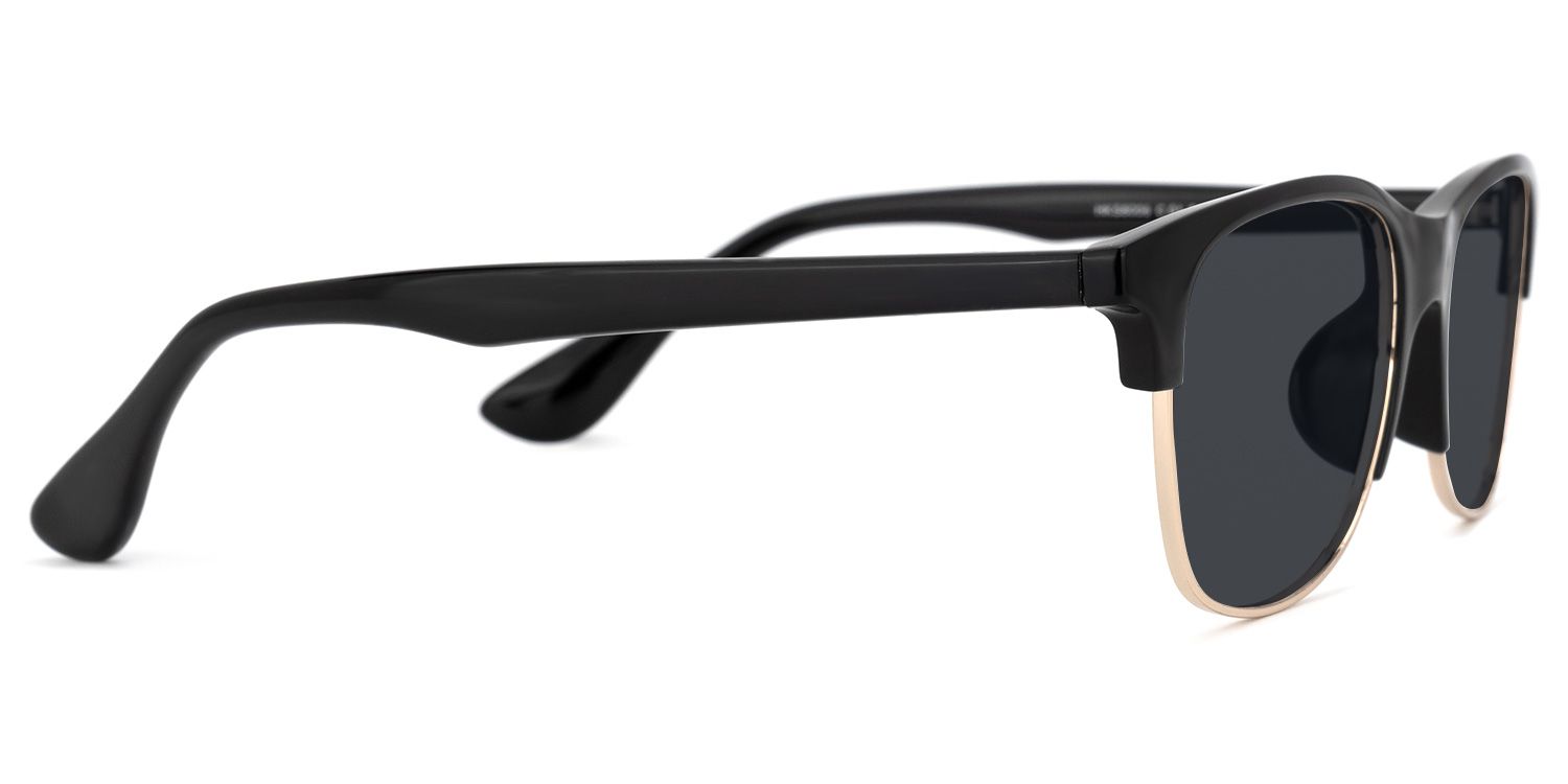 Rectangle Black Sunglasses | Vooglam.com 4