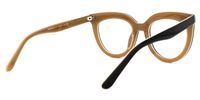 Round Black Eyeglasses | Vooglam.com Side View