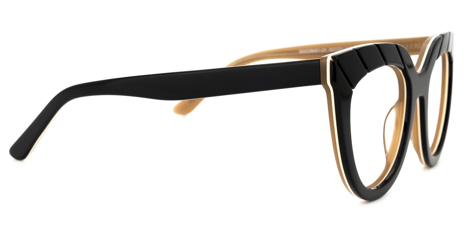 Roberts - Round Black Eyeglasses product detail 4
