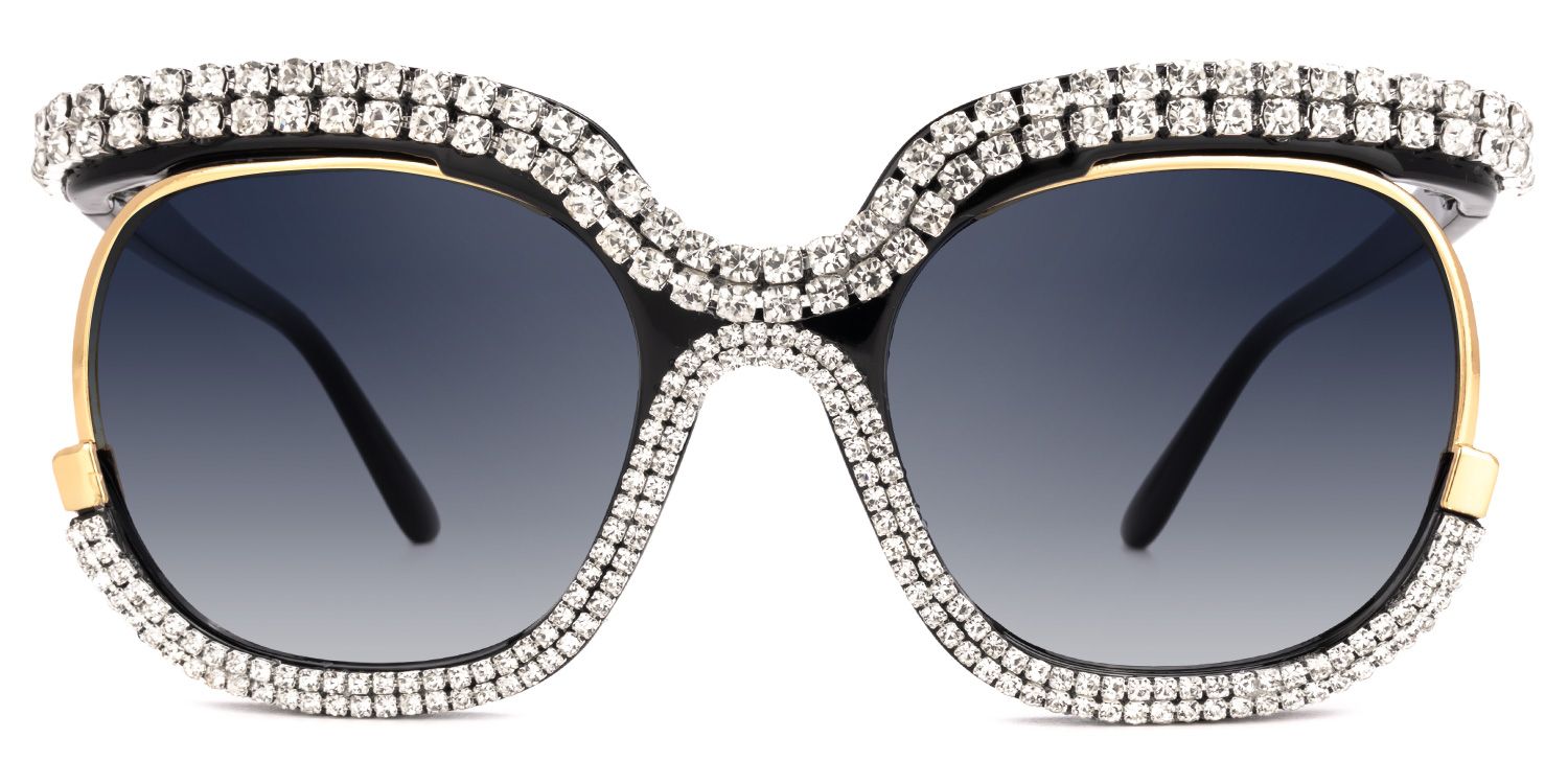 Kyaw - Square White Sunglasses product detail 2