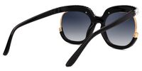 Kyaw - Square White Sunglasses | Vooglam Side View