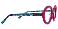 Oval Purple Eyeglasses | Vooglam.com 