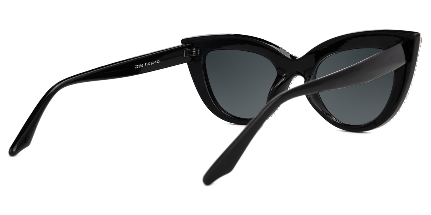 Cat Eye White Sunglasses