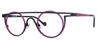 Arrabella - Round Purple Eyeglasses | Vooglam Front View