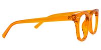Square Orange Eyeglasses | Vooglam.com 