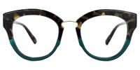 Round Tortoise Eyeglasses | Vooglam.com Angle View